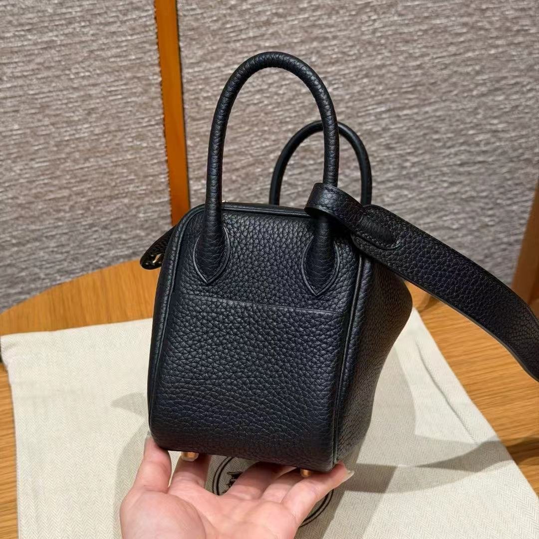 Mini Lindy, multi-color, imported from France in original TC leather, with golden buckle, a high-end fully handcrafted exclusive style‼️ - 图片 3