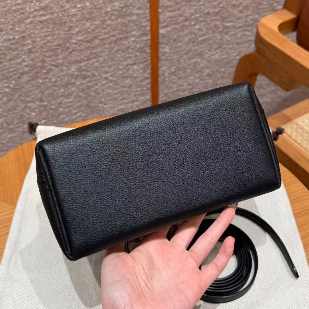 Hand‑Stitched Wax‑Thread 24/24 Bag, Imported Swift and Taurillon Leather, Versatile Shoulder Handbag - 图片 4
