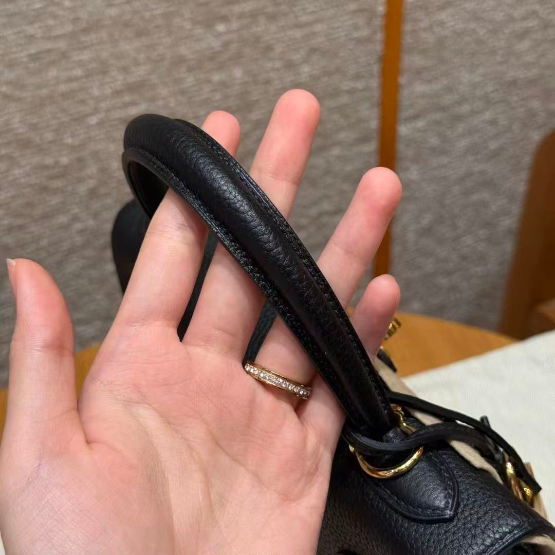 Hand‑Stitched Wax‑Thread Kelly 25 Bag, Imported togo From France, Versatile Shoulder Handbag - 图片 8