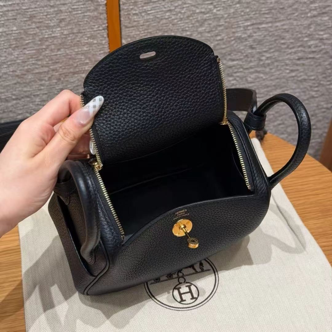 Mini Lindy, multi-color, imported from France in original TC leather, with golden buckle, a high-end fully handcrafted exclusive style‼️ - 图片 6
