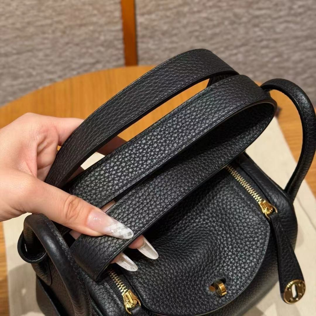 Mini Lindy, multi-color, imported from France in original TC leather, with golden buckle, a high-end fully handcrafted exclusive style‼️ - 图片 7