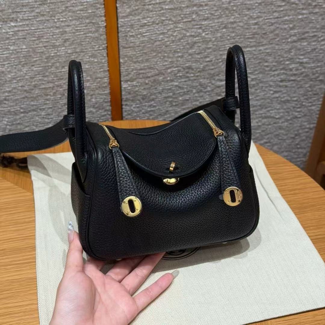 Mini Lindy, multi-color, imported from France in original TC leather, with golden buckle, a high-end fully handcrafted exclusive style‼️ - 图片 2