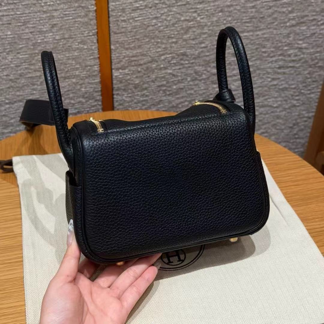 Mini Lindy, multi-color, imported from France in original TC leather, with golden buckle, a high-end fully handcrafted exclusive style‼️ - 图片 4