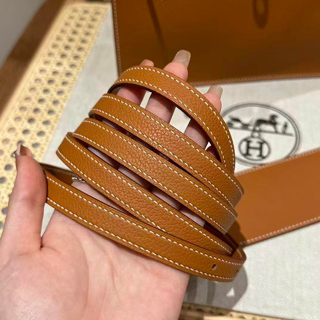Handmade leather-wrapped Kelly dancer bag, made of imported Evercolor leather, with gold/silver hardware, versatile shoulder bag - 图片 9