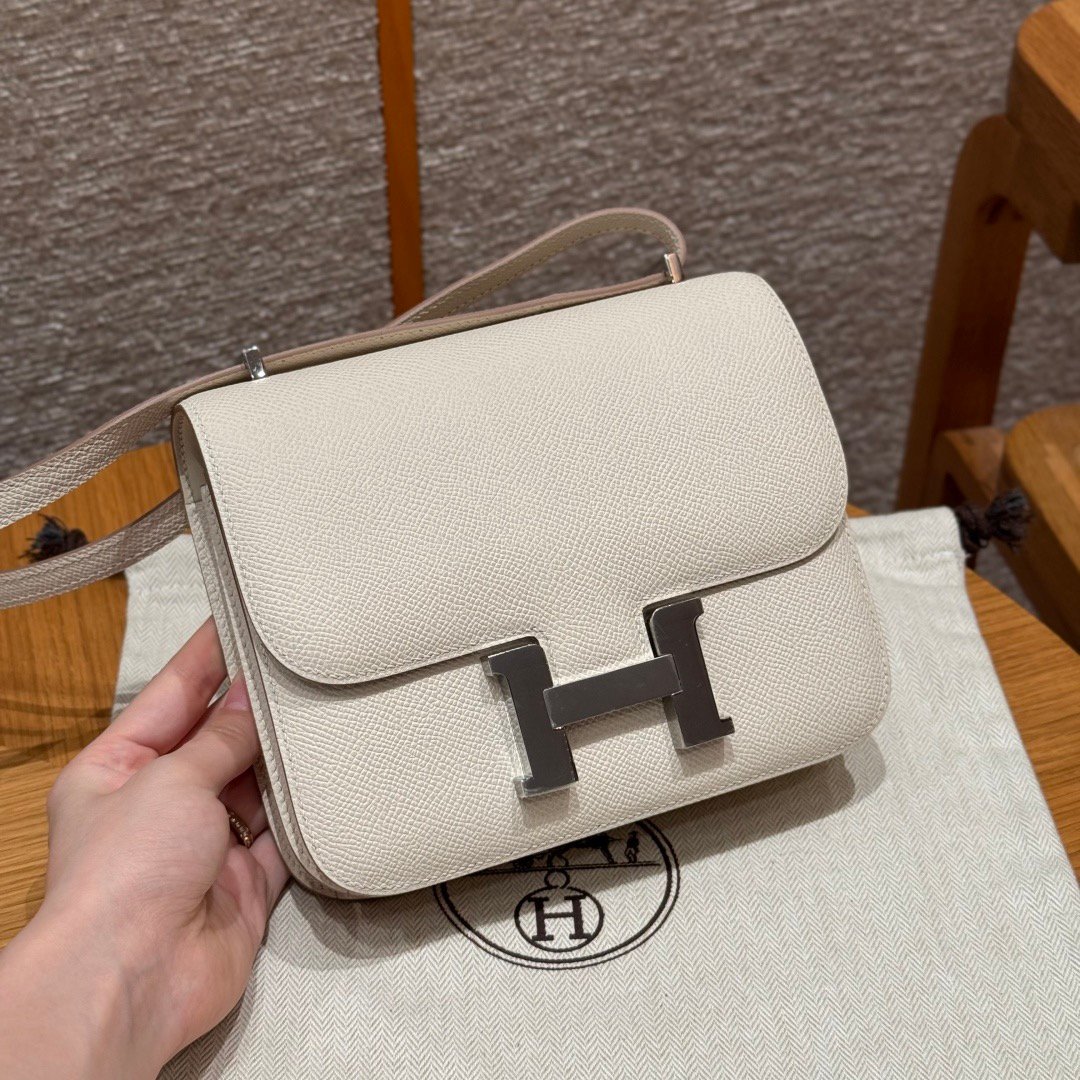 Constance Epsom leather, golden brown color, gold hardware, 19cm, fully handmade - 图片 9