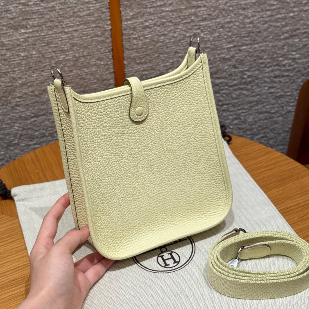 Evelyn 16-style handbag for women, made of Toulon Clemont leather, with gold/silver hardware, and a brown adjustable shoulder strap crossbody bag in a retro color. - 图片 2