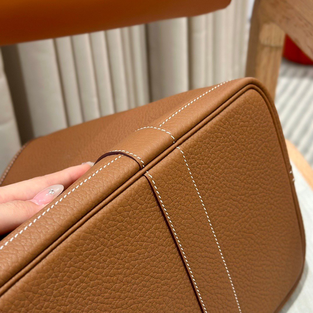 Garden bag, 30 cm / 11.81 inches, ntodo, silver snap fastener, fully hand-sewn, high-end custom-made! 🌸 - 图片 7